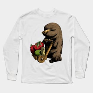 The mole that stole the strawberries and cheese Long Sleeve T-Shirt